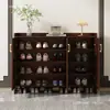 Nuevo Armario para Zapatos de Aleación de Aluminio Nuevo Estilo Chino Hogar Integrado Interior Protección Solar a Prueba de Humedad a Prueba de Polvo Armario de Almacenamiento de Aleación de Aluminio