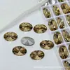 Wuzhou K9 Super Brilhante 8X12 Pedra de Strass em Formato de Ovo de Pombo 1:1 Réplica de Acessórios para Nail Art Huazi Pontiagudos de Fundo Decorativo DIY