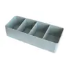Divisor de Almacenamiento para Cajones Cosméticos Multi-Cuadros Caja Organizadora de Plástico Compartimento de Escritorio Caja de Almacenamiento Rectangular Caja Pequeña