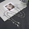 Collar Metálico Diamante Rosa Cadena Anti-Pérdida para Teléfono Móvil para Exterior Colgante de Joyería Estilo Ins Cadena para Teléfono Móvil Personalizada