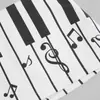 Verano Nuevo Estilo Europeo y Americano Y2K Estilo Coreano Ins Diseño Simple de Nota Musical Tecla de Piano Estampado Falda Ajustada al Cuerpo para Mujer Venta al por Mayor