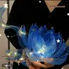 Lámpara de Loto Flotante Estilo Antiguo Nuevo Estilo Kit de Materiales Hecho a Mano para DIY Atrezo de Foto Cosplay Hanfu Regalo para Novia o Mejor Amiga