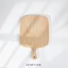 Accesorios para Fotos de Comida Accesorios para Hornear Pastel de Luna Bandeja de Madera Japonesa Bandeja de Madera Rectangular Redonda Ovalada