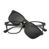 Nuevas gafas de sol polarizadas autocebantes magnéticas TR90, montura de espejo para miopía para hombre y mujer, se pueden equipar con el número de graduación