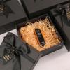 Caja de Regalo Creativa con Lazo Negro, Caja de Regalo para el Día de San Valentín, Caja de Regalo de Cumpleaños, Caja de Regalo para Souvenir, Caja Vacía al por Mayor