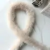 Acabamento Personalizado de Pele Sintética de Raposa para Chapéus, Acessórios de Pele para Cheongsam, Traje Tang, Hanfu, Mantos, Jaquetas de Penas, Bordas de Pele, Golas de Pele