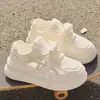Zapatos Blancos para Niñas 2026 Nuevo Verano Malla Transpirable Populares Versátiles Campus Casual Zapatos Deportivos Suela Suave Zapatos de Tabla