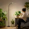 Lámpara de Belleza, Luz Ambiental de Pie, Luz Inteligente Wifi Bluetooth RGBIC Ajustable con Captación de Ritmo de Piano, Decoración para Habitación de E-Sports
