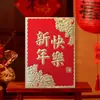 2026 Año Nuevo Papel Jincong Escarchado Engrosado Sobre Rojo Universal Primavera Festival Gran Suerte y Prosperidad Sobre Rojo