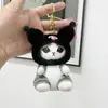 Chaveiro Gato Tubarão Cross-Dressing Pingente de Pelúcia Boneca Gato Fofa Pegador de Bonecas Pingente de Bolsa de Boneca Venda por Atacado