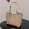 Bolsa Tote Feminina Meilade de Grande Capacidade Outono/Inverno 2026 Nova Versátil Vintage Bolsa de Ombro para Aula e Trabalho