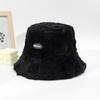 2024 Otoño e Invierno Nuevo Estilo de Belleza Sombrero de Pescador para Mujer Versión Coreana Más Fácil de Combinar Sombrero de Cubo Cálido para Exterior Sombrero Pequeño Estilo Japonés que Revela el Rostro