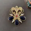 Broche vintage retrô europeu e americano feminino corte barroco clássico corsage pino de casaco fabricantes atacado