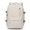 Mochila impermeable de lona de gran capacidad transfronteriza con compartimento para zapatos, bolsa de viaje con separación de húmedo y seco, bolsa funcional de aislamiento para gimnasio de corta distancia
