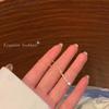 Collar de Gota de Agua con Diamantes Brillantes Xiaohongshu Día de San Valentín Nuevo Estilo de Nicho Cadena para Clavícula Accesorio Simple y Elegante