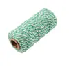 Corda de algodão colorida cilíndrica 2mm corda de algodão bicolor barbante bicolor para decoração embrulhado zongzi fio de algodão corda de algodão colorida
