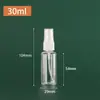 Botellas de Spray Transparentes al por Mayor 30ml 50ml 100ml Botellas de Plástico PET Botellas Pequeñas de Spray Botellas de Spray para Alcohol Botellas Reutilizables