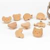En stock Fábrica Madera Maciza Nórdica Creativo Lindo Gancho para Habitación Infantil Manija de Puerta de Armario para Ropa Gancho Fuerte sin Perforación