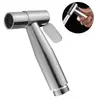 Pistola de Chorro para Inodoro de Acero Inoxidable 304 con Una Entrada y Dos Salidas, Válvula Triángulo, Accesorio de Inodoro Bidet, Pistola de Agua que Aumenta la Presión, Estándar de EE. UU.