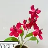 Planta de flor de simulación roja flor escena de boda al aire libre diseño decoración de interiores auditorio fábrica de flores artificiales venta al por mayor