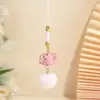 Gatito Volador Bola de Pelo Colgante para Teléfono Móvil Nuevo de Verano Cerámica Multicolor Colgante para Bolso Fabricante Modelo Listo para Venta al por Mayor