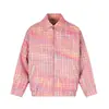 Chaqueta de Cuadros Retro Japonesa para Hombre Primavera Otoño Versátil Estilo de Marca de Moda Americana Holgada Casual Cremallera Solapa Prendas de Abrigo