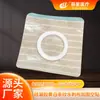 Parche de Gel de Silicona Parche en Blanco Círculo Rayado Amarillo y Blanco Parche para Puntos de Acupuntura para Niños Hipoalergénico Tela No Tejida Parche en Blanco de Gel de Silicona