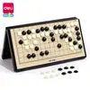 Conjunto Magnético de Go e Xadrez Deli para Interação Pai-Filho na Escola Primária, Jogo de Tabuleiro Gomoku Go, Brinquedo Infantil