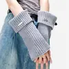 Meias de Lã Femininas Retro Americanas Metálicas para Outono e Inverno, Versáteis e Modernas, Aquecedores de Pernas Grossos e Largos
