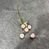 Dente-de-leão Simulada 5 Cabeças Crisântemo Bola Pequena Decoração de Casa Adereços para Fotografia de Casamento Flores Artificiais Atacado