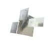 Mosaico de Madeira Maciça Tridimensional Original Dispositivo de Pintura Decorativa para Parede de Fundo de TV Placa Difusora Acústica