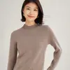 Nuevo Suéter de Cachemira para Mujer Otoño e Invierno, Cuello Alto Enrollado Engrosado, Suéter Casual Holgado, Prenda Base de Punto Talla Grande