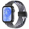 Qingfeng É Adequado para Huawei Watch Fit5/4/4Pro/3/5Pro Pulseira de Relógio de Nylon com Fivela Magnética de Metal Tecido