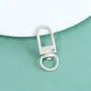 Chaveiro de Liga Colorida com Pintura Assada Fivela de Porta Acessórios de Miçangas Perler Feitos à Mão DIY Bolsa de Materiais Fivela Giratória Pingente Venda por Atacado
