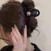 Tocado de perlas grises de alta calidad, horquilla para la parte posterior de la cabeza, pinza para el cabello de alta calidad, accesorios para el cabello, nuevo estilo, moño, temperamento, pinza para el cabello, joyería para mujeres