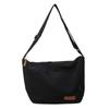 2024 Cor Sólida Moda Personalizado Diário Casual Bolsa Simples Bolsa Feminina Bolsa de Ombro Crossbody Bolsa Pano Bolsa Feminina