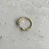 Anillo de Estrella de Circonita Simple y Elegante con un Toque de Alta Gama, Versátil y Lujoso, Anillo para el Dedo Índice con un Diseño de Nicho Único Europeo y Americano