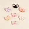 Accesorios de resina con lazo tridimensional de dos tonos empalmados para accesorios de pelo hechos a mano DIY, diademas, llaveros, materiales de pegamento de crema al por mayor