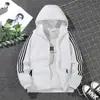 Jaqueta 2025 Novo Modelo Venda Direta de Fábrica, Jaqueta com Capuz Patchwork Tendência Popular de Alta Qualidade para Homens e Mulheres