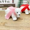 Nuevas decoraciones navideñas transfronterizas Oso de burbujas blanco Colgante de animal de oso polar de burbujas de Navidad