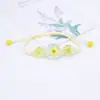Europeo y Americano Transfronterizo Tendencia de Tiktok Hora Piedra Preciosa Venta Caliente Pulsera de Flor Natural Hilo Joyería Aliento de Bebé Artesanía Hecha a Mano