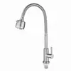 Grifo de tubería universal de un solo frío para cocina, grifo de un solo frío giratorio para lavabo de verduras, grifo de apertura rápida para fregadero