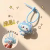 Llavero de Animalito Lindo con un Martillo que Hace Sonido de Pitido, Colgante de Llavero de Dibujos Animados, Juguete Lindo para Aliviar el Estrés, Regalo Pequeño