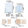 Serie de Cajas de Almacenamiento con Molde de Pegamento DIY Yangyang de Deyi Serie de Portabolígrafos Molde de Silicona Espejo de Pegamento de Cristal