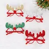 Nuevas gafas decorativas navideñas para adultos y niños, regalo de Navidad, suministros para fiestas, marcos de gafas creativos, venta al por mayor