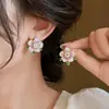 Pendientes Vintage Estilo Francés con un Toque de Lujo Ligero y Gama Alta, Pendientes Florales para Mujer, Nuevo Estilo Popular 2026, Tachuelas de Personalidad con Temática del Bosque, Diseño Simple