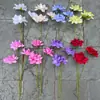 Nuevo Modelo de Flores de Rosa Artificiales, Rosa Laffy de 3 Cabezas Transfronteriza para San Valentín, Decoración de Pasillo de Boda, Ramo de Mano, Arreglo Floral de Pared, Flores Artificiales Decorativas