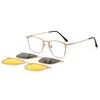 Gafas Magnéticas Multifuncionales Gafas de Sol Planas Montura Cuadrada Conjunto Tirachinas Gafas de Sol para Hombre Gafas de Sol Polarizadas