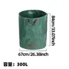 Bolsa de Almacenamiento de Recolección de Basura de Hojas, Maleza y Ramas Secas, Gruesa, de Gran Capacidad, Reforzada, para Jardinería y Exteriores, Transfronteriza, Personalizada