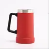 Taza Termo de Acero Inoxidable 304 Transfronteriza, Gran Capacidad, Taza de Cerveza Aislada con Asa, Taza de Oficina, Taza Portátil